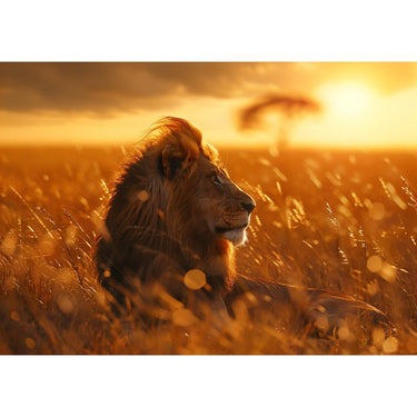 Big Lion Painting